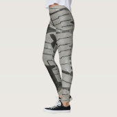 Big Automotive Autos alte Reifen Black Road Trips Leggings (Links)