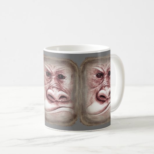 Big Bad Monkey-Tasse Kaffeetasse (VorderseiteRechts)