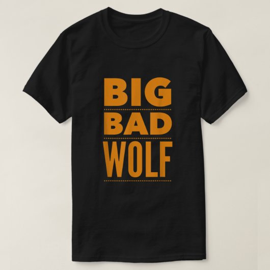 Big Bad Wolf Funny Halloween T-Shirt (Design vorne)