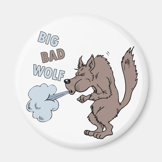 Big Bad Wolf Magnet (Vorne)