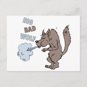 Big Bad Wolf Postkarte