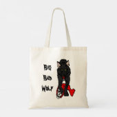 Big Bad Wolf Tote Bag Tragetasche (Rückseite)
