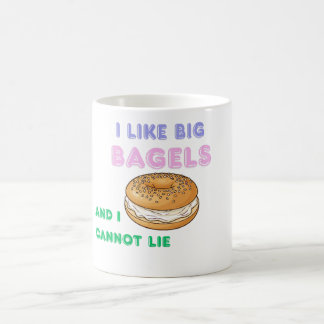 Big Bagels Funny Breakfast Shirt Kaffeetasse