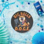 Big Balls Doge Department of Government Efficiency Pappteller (Party)