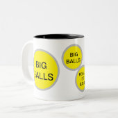 BIG BALLS Tasse - Funny Inside Joke Gift (Vorderseite Links)