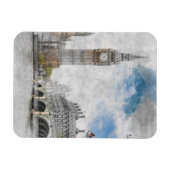 Big Ban, London, Großbritannien Magnet (Horizontal)