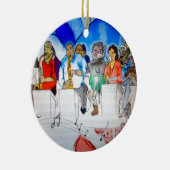 Big Band-Musik Keramik Ornament (Rechts)