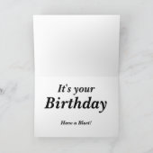 Big Bang Birthday Card Karte (Innenseite)