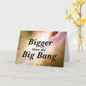 Big Bang Birthday Card Karte (Gelbe Blume)