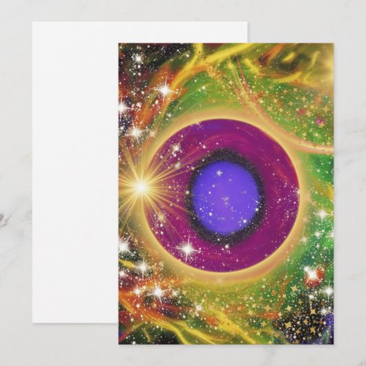 Big Bang Feiertagskarte (Vorne/Hinten)