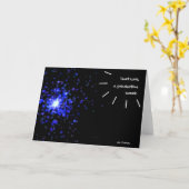 Big Bang Grußkarte Karte (Gelbe Blume)