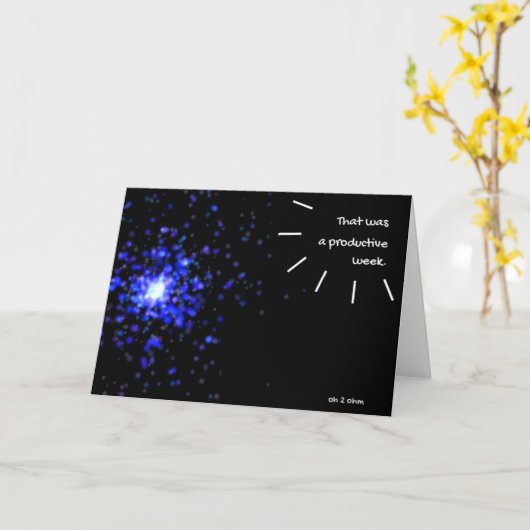 Big Bang Grußkarte Karte (Gelbe Blume)