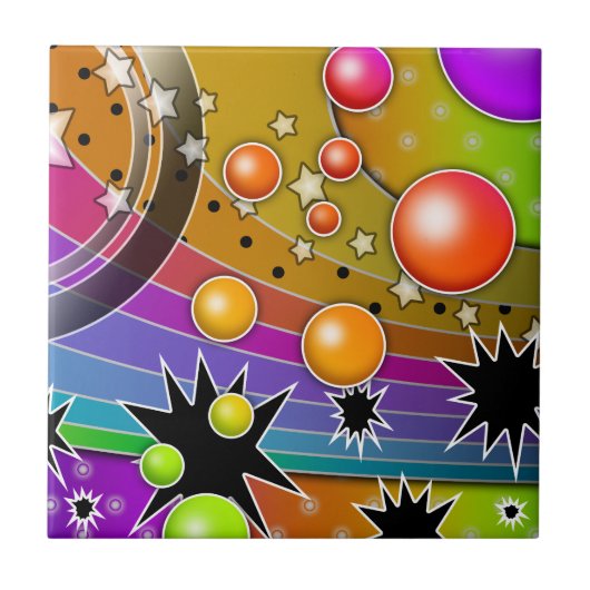 BIG BANG POP ART FLIESE (Vorderseite)