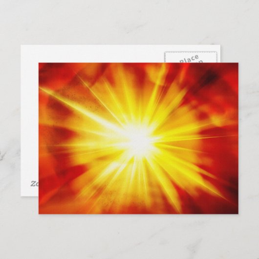 Big Bang Postkarte (Vorne/Hinten)