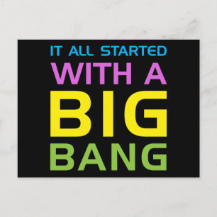 Big Bang Postkarte