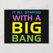 Big Bang Postkarte (Vorderseite)