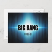 Big Bang Postkarte (Vorne/Hinten)