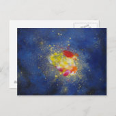 Big Bang Postkarte (Vorne/Hinten)