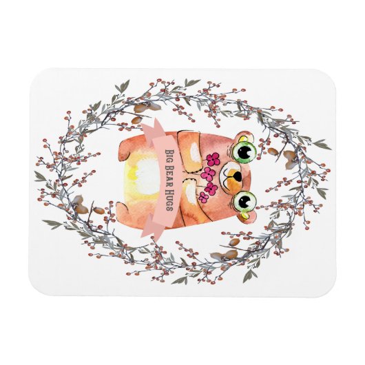 Big Bar Hugs Magnet (Horizontal)