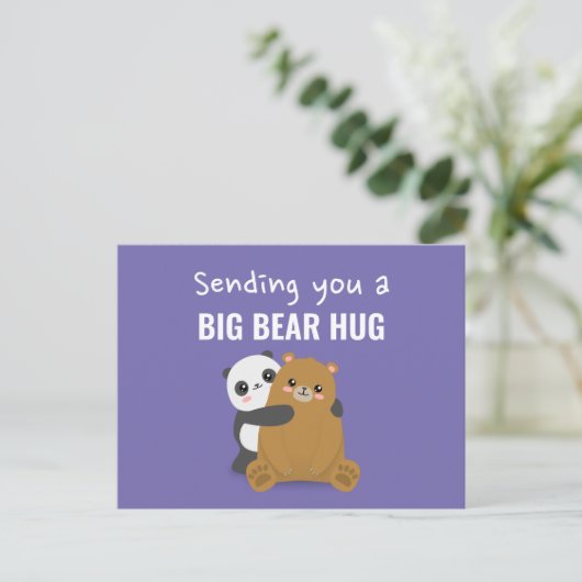 Big Bären Postkarte (Stehend Vorderseite)