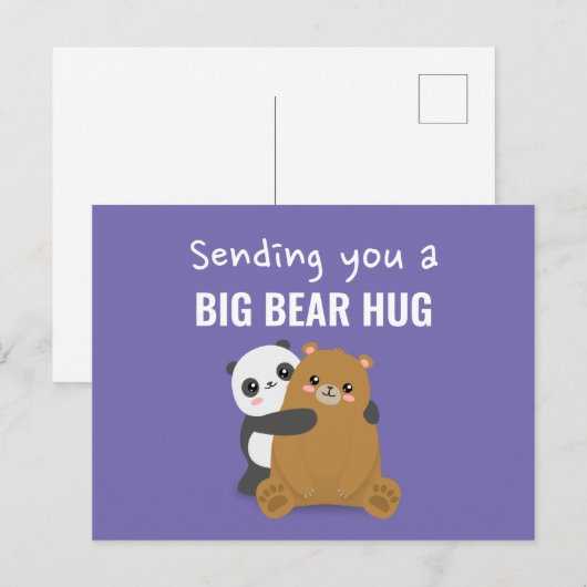 Big Bären Postkarte (Vorne/Hinten)
