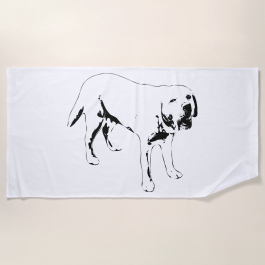 Big Bark Energy Strandtuch (Vorderseite)