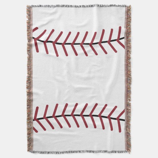 Big Baseball Throw Blanket Decke (Vorderseite Vertikal)