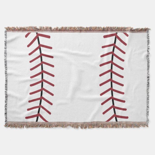 Big Baseball Throw Blanket Decke (Vorderseite)