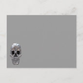 Big Bash Skull Halloween Einladung (Rückseite)