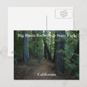 Big Basin Redwoods Staat... Postkarte (Vorne/Hinten)