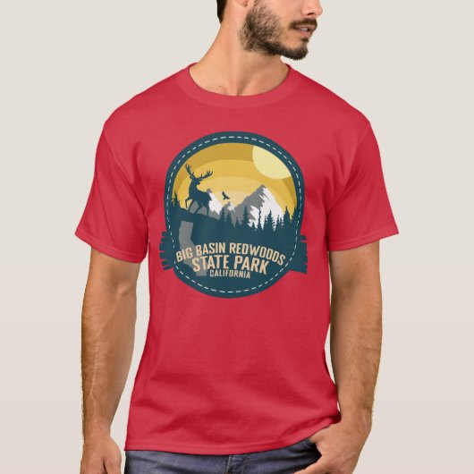 Big Basin Redwoods State Park California Camping b T-Shirt (Vorderseite)