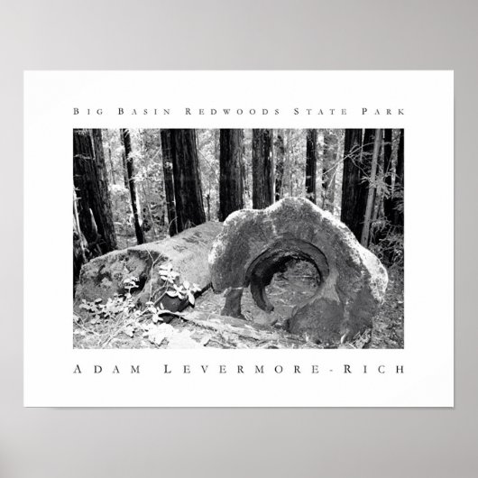 Big Basin Redwoods State Park Poster (Vorne)