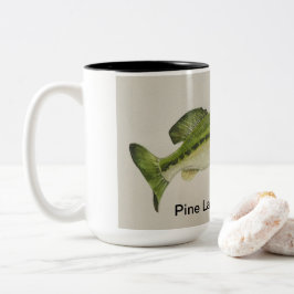 Big Bass Coffee Tasse, 15 oz Zweifarbige Tasse