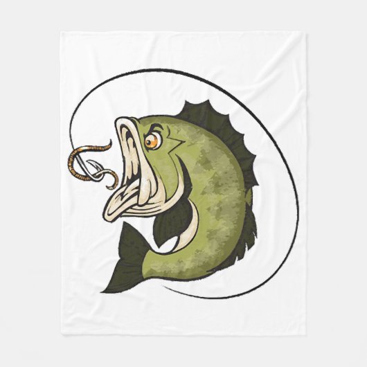 Big Bass Mouth Fleecedecke (Vorderseite)