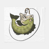 Big Bass Mouth Fleecedecke (Vorderseite (Horizontal))