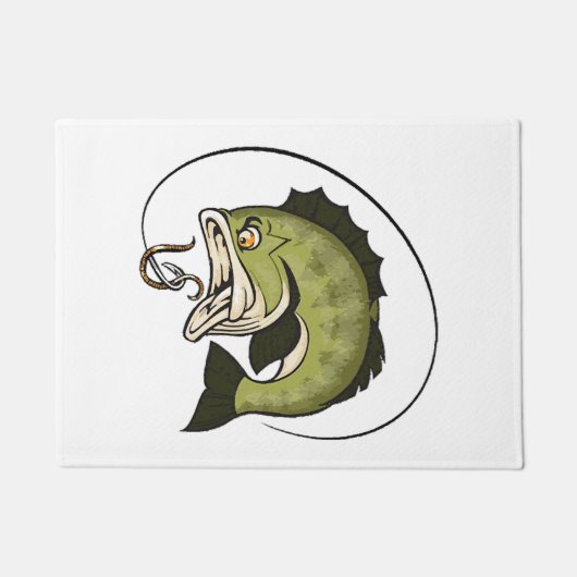 Big Bass Mouth Fußmatte (Vorderseite)