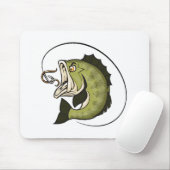 Big Bass Mouth Mousepad (Mit Mouse)