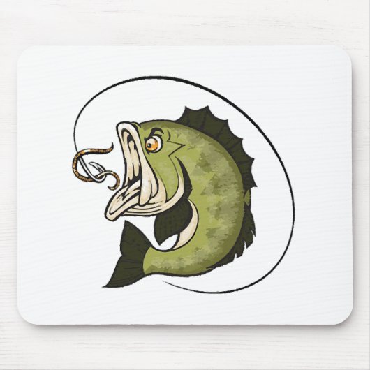 Big Bass Mouth Mousepad (Vorne)
