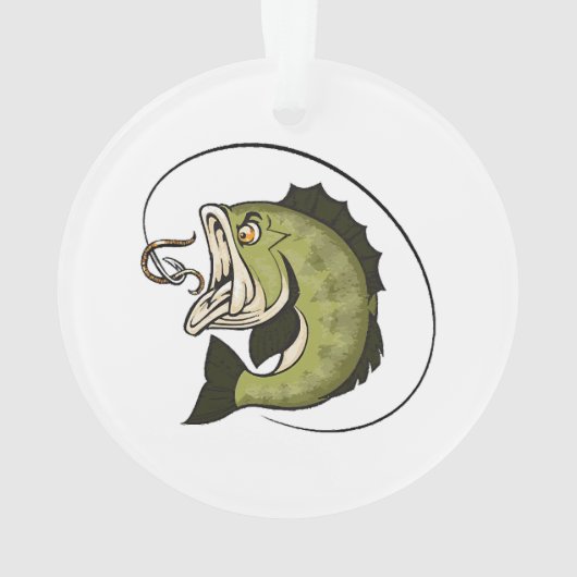 Big Bass Mouth Ornament (Rückseite)
