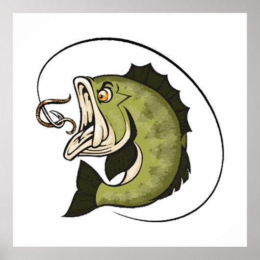 Big Bass Mouth Poster (Vorne)
