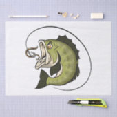 Big Bass Mouth Seidenpapier (Handwerk)
