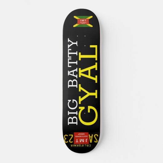 BIG BATTY GYAL Skateboard (Vorderseite)