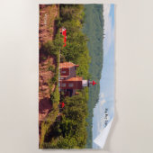 Big Bay Leuchtturm aus Wasserhandtuch Strandtuch (Vorderseite)