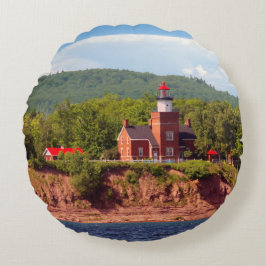 Big Bay Leuchtturm Rundkissen Rundes Kissen