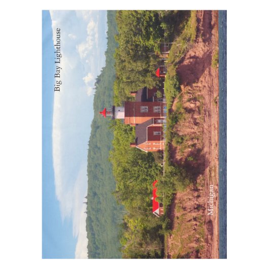 Big Bay Lighthouse aus Tischtuch Tischdecke (Vorderseite)