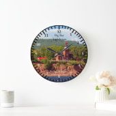 Big Bay Lighthouse Große Wanduhr (Zuhause)