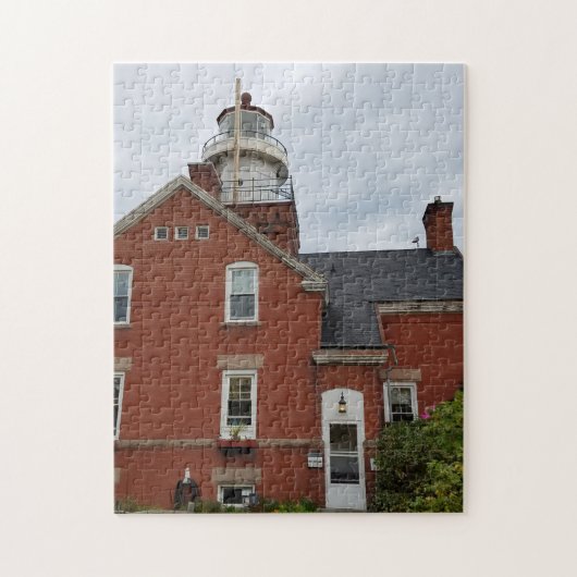 Big Bay Lighthouse Lake Superior Puzzle (Vertikal)
