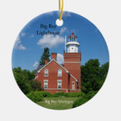 Big Bay Lighthouse-Ornament Keramik Ornament (Vorne)
