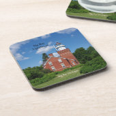 Big Bay Lighthouse Set mit 6 Untersetzer aus Kunst (Linke Seite)