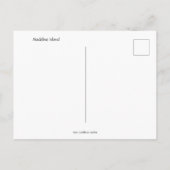 Big Bay Madeline Island Words Postcard Postkarte (Rückseite)